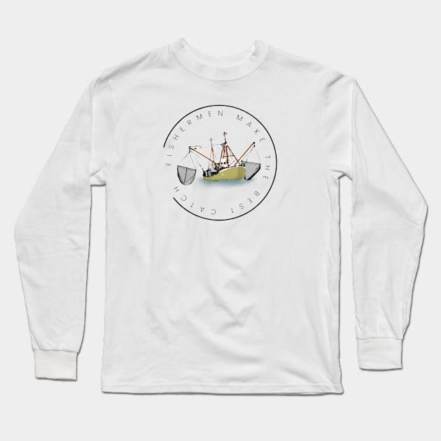 Fishermen Long Sleeve T-Shirt by TeawithAlice